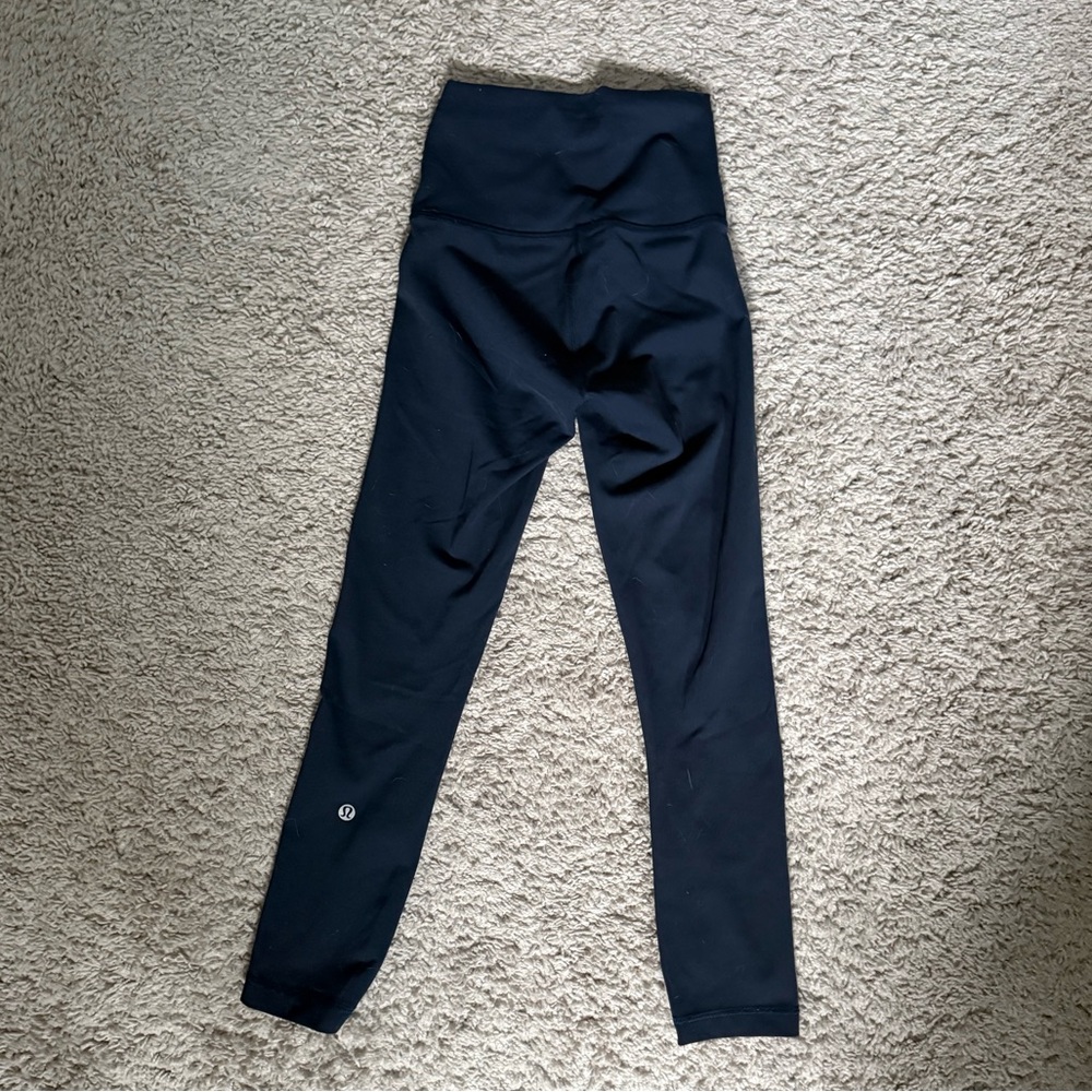 lululemon Navy High-Rise Leggings size 0